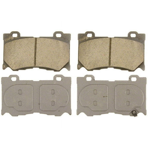 Front Brake Pad Set - Compatible with 2014 - 2019 INFINITI Q50 2015 2016 2017 2018