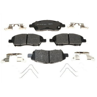 A-Premium Front Ceramic Brake Pads Set - Compatible With Nissan Versa, Micra, Versa Note 2012-2019 (4 Pads + Hardware)