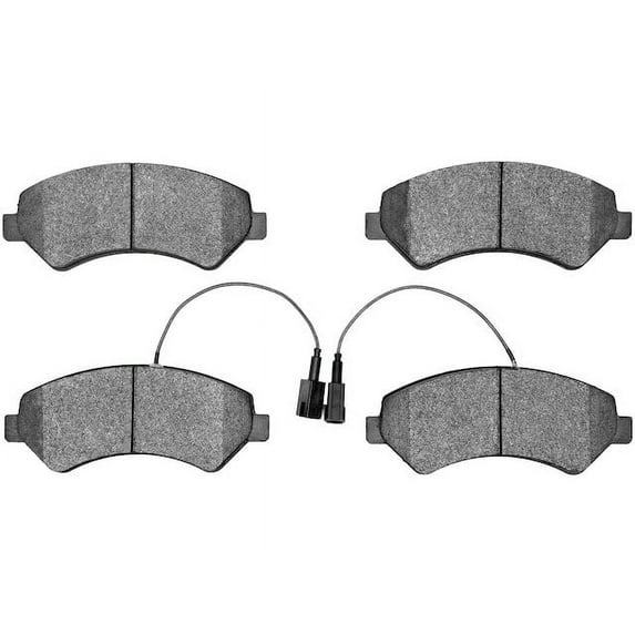 Front Brake Pad Set - Compatible with 2014 - 2022 Ram ProMaster 1500 2015 2016 2017 2018 2019 2020 2021