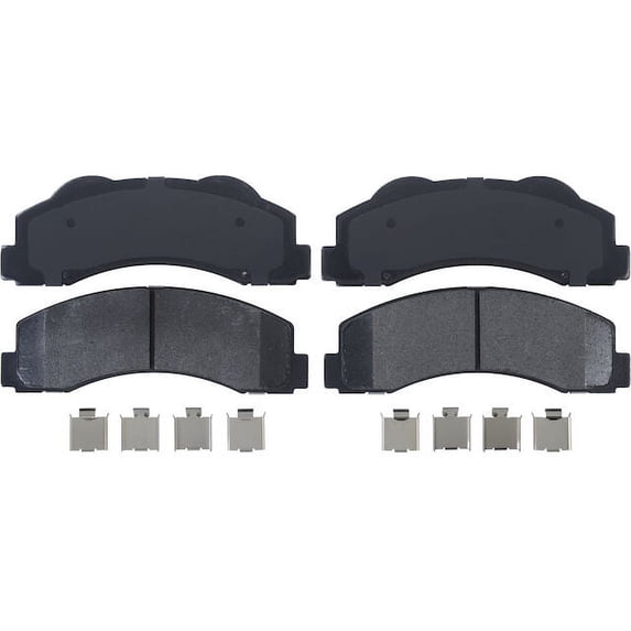 Front Brake Pad Set - Compatible with 2015 - 2016 Ford F-150