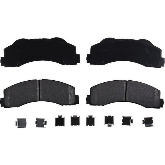 Front Brake Pad Set - Compatible with 2015 - 2016 Ford F-150