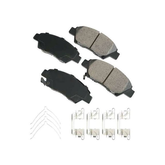 Front Brake Pad Set - Compatible with 2015 - 2017 Honda Fit 2016