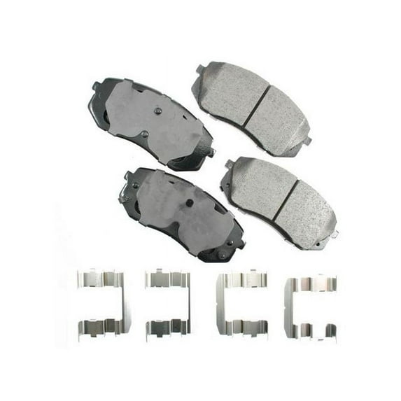 Front Brake Pad Set - Compatible with 2015 - 2017 Hyundai Sonata 2016