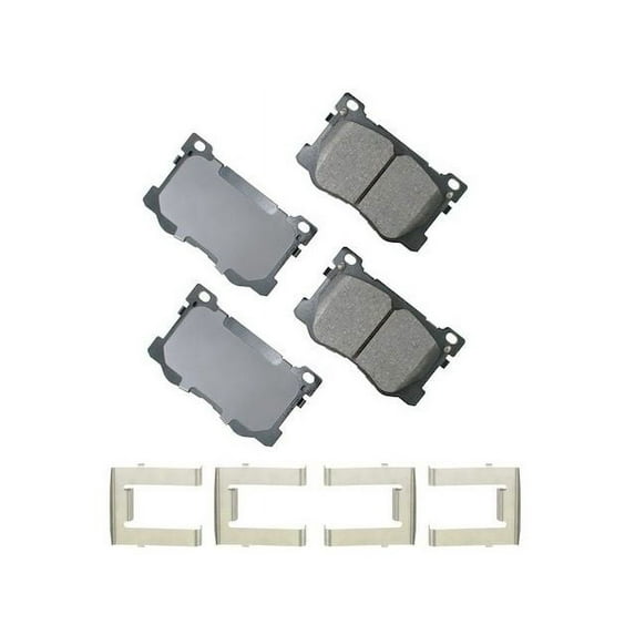 Front Brake Pad Set - Compatible with 2015 - 2017 Kia K900 3.8L V6 2016