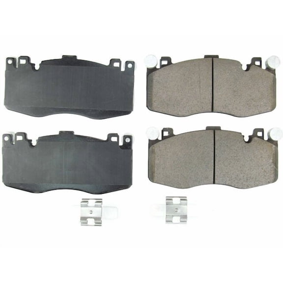 Front Brake Pad Set - Compatible with 2015 - 2019 BMW X6 M - Power Stop