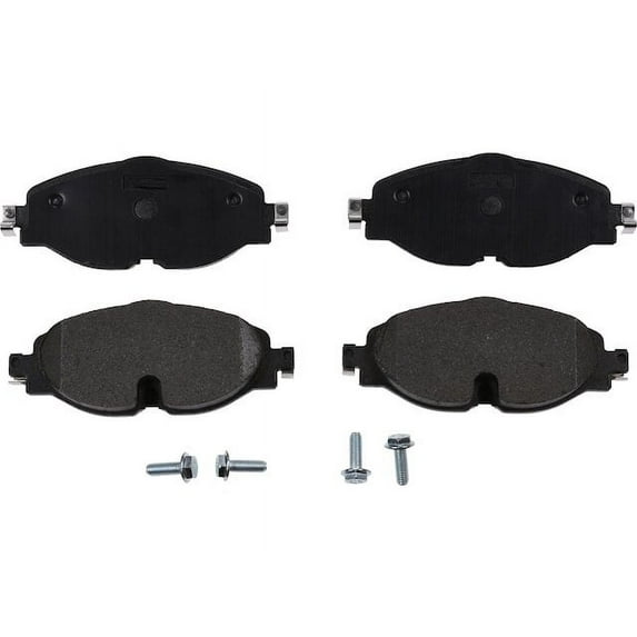 Front Brake Pad Set - Compatible with 2015 - 2019 Volkswagen Golf SportWagen 2016 2017 2018
