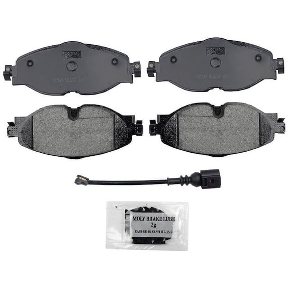 Front Brake Pad Set - Compatible with 2015 - 2020 Audi A3 2016 2017 2018 2019