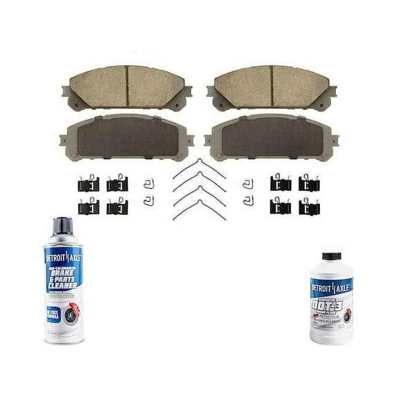 Front Brake Pad Set - Compatible with 2015 - 2020 NX300h 2016 2017 2018 2019