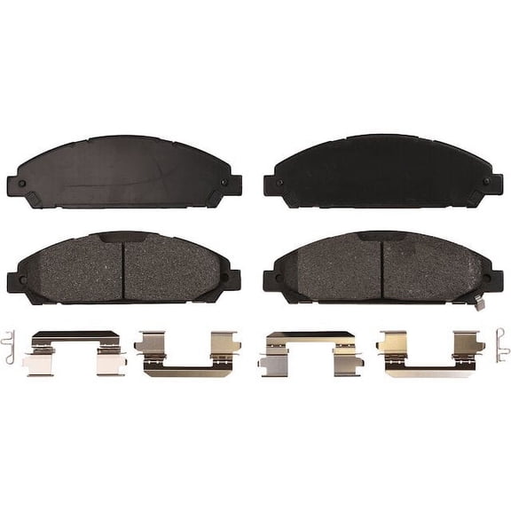 Front Brake Pad Set - Compatible with 2015 - 2022 Ford Mustang 2016 2017 2018 2019 2020 2021