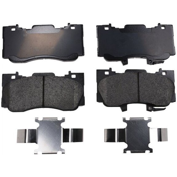 Front Brake Pad Set - Compatible with 2015 - 2022 Ford Mustang 2016 2017 2018 2019 2020 2021