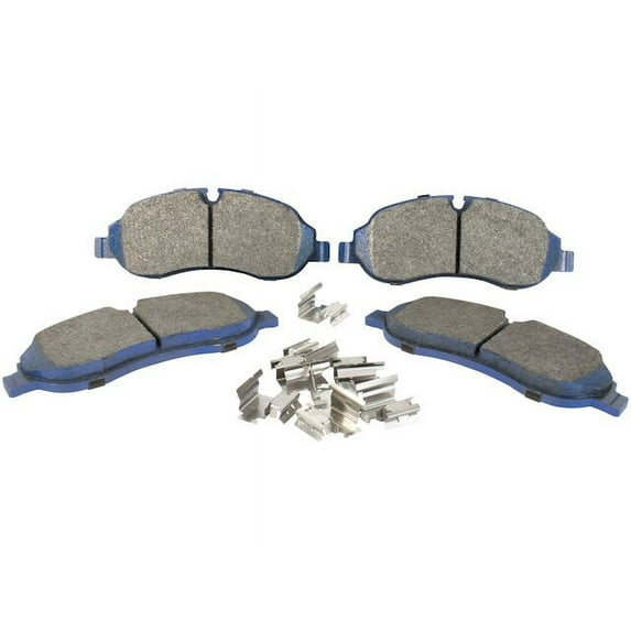 Front Brake Pad Set - Compatible with 2015 - 2023 Ford Transit-150 2016 2017 2018 2019 2020 2021 2022