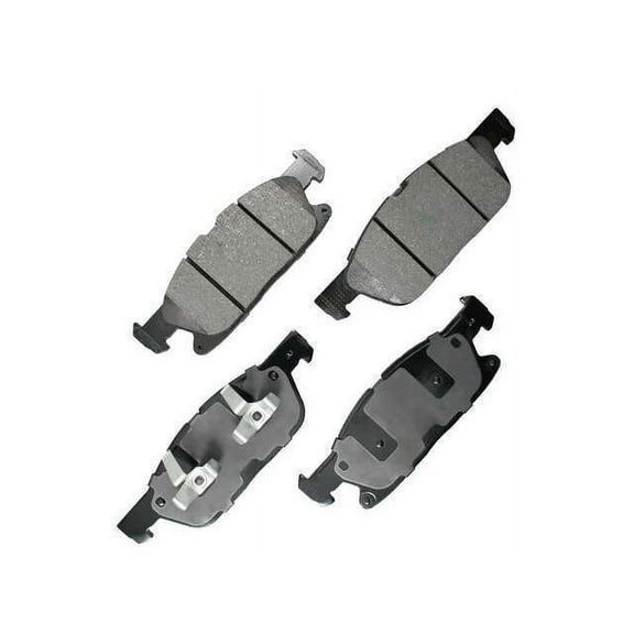 Front Brake Pad Set - Compatible with 2015 - 2024 Ford Edge 2016 2017 2018 2019 2020 2021 2022 2023