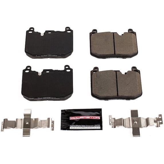 Front Brake Pad Set - Compatible with 2015 - 2024 Mini Cooper - Power Stop