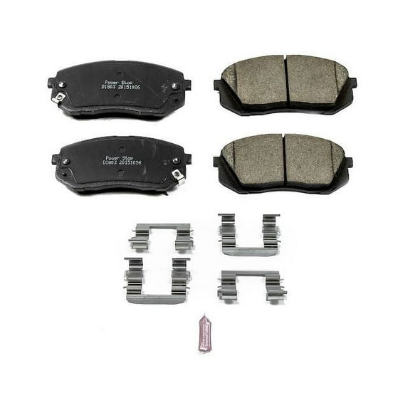 Front Brake Pad Set - Compatible with 2015 Hyundai Sonata