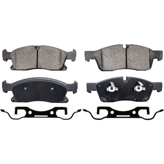 Front Brake Pad Set - Compatible with 2015 Mercedes-Benz ML250 Bluetec 4Matic