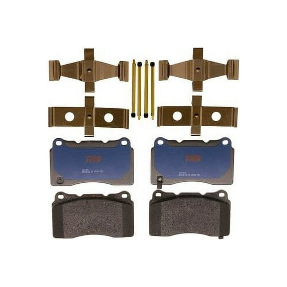 Front Brake Pad Set - Compatible with 2015 Tesla S BATTERY EV EV/BEV