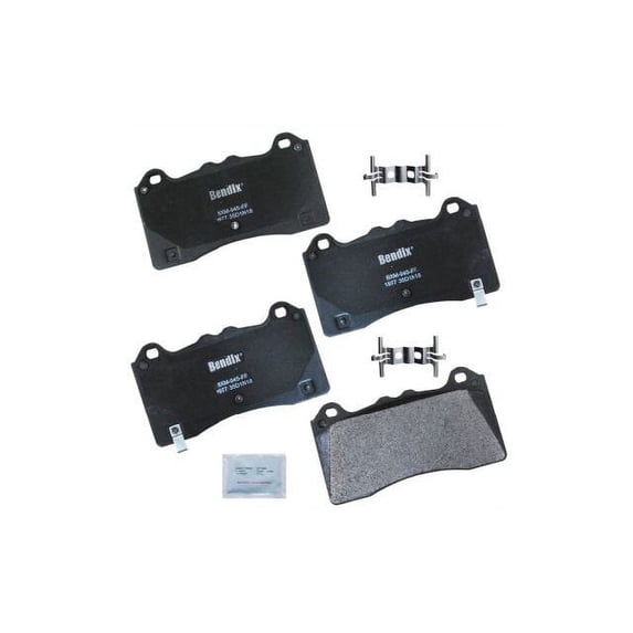 Front Brake Pad Set - Compatible with 2016 - 2018 Ford Focus RS 2017