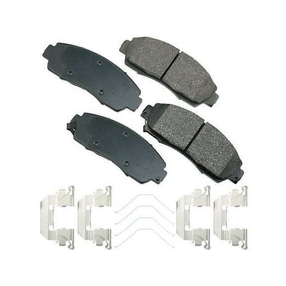 Front Brake Pad Set - Compatible with 2016 - 2018 Subaru Legacy 2.5L H4 2017