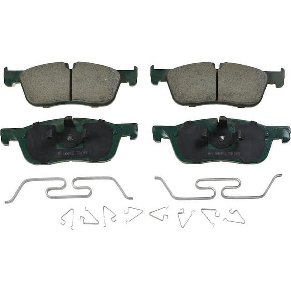 Front Brake Pad Set - Compatible with 2016 - 2019 Land Rover Range Rover Evoque 2017 2018