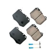 thumbnail image 1 of Front Brake Pad Set - Compatible with 2016 - 2019 Mercedes-Benz GLC300 2017 2018, 1 of 2