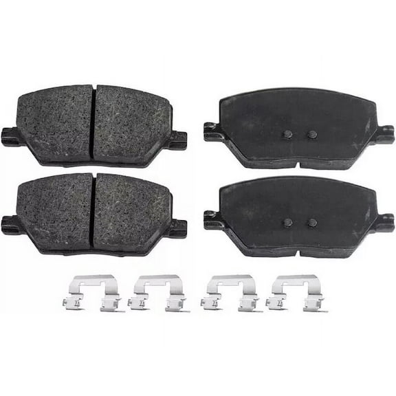 Front Brake Pad Set - Compatible with 2016 - 2021 Fiat 500X 2017 2018 2019 2020