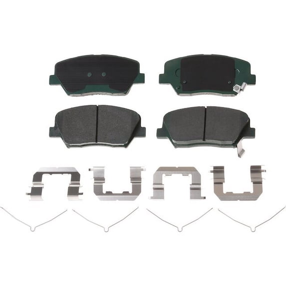 Front Brake Pad Set - Compatible with 2017 - 2018 Hyundai Santa Fe Sport