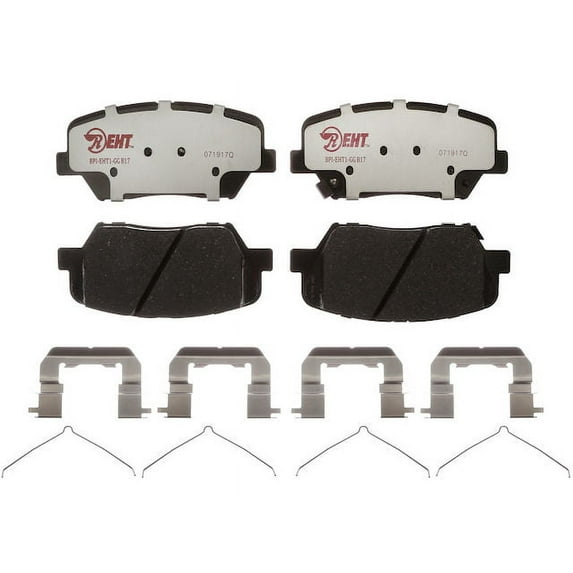 Front Brake Pad Set - Compatible with 2017 - 2018 Hyundai Santa Fe Sport