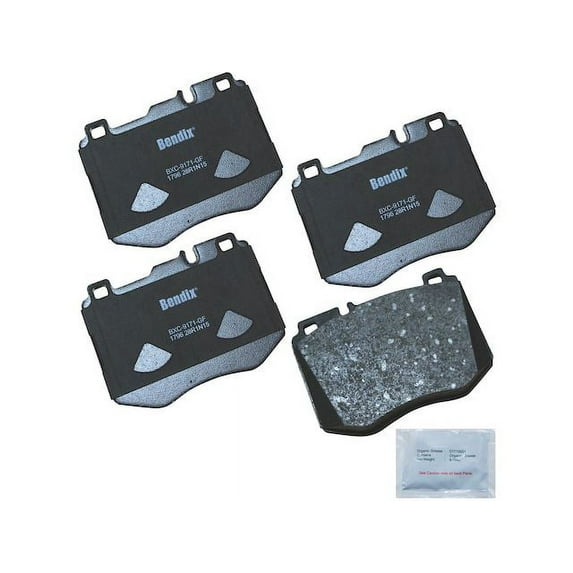 Front Brake Pad Set - Compatible with 2017 - 2019 Mercedes-Benz E300 Base 2018