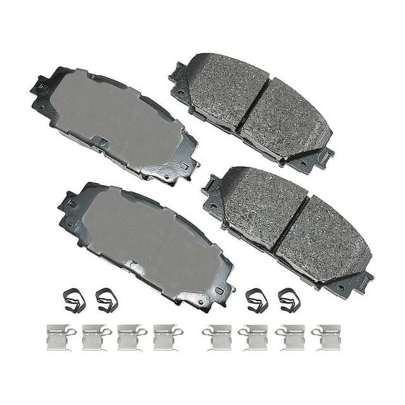 Front Brake Pad Set - Compatible with 2017 - 2019 Toyota Prius Prime 2018
