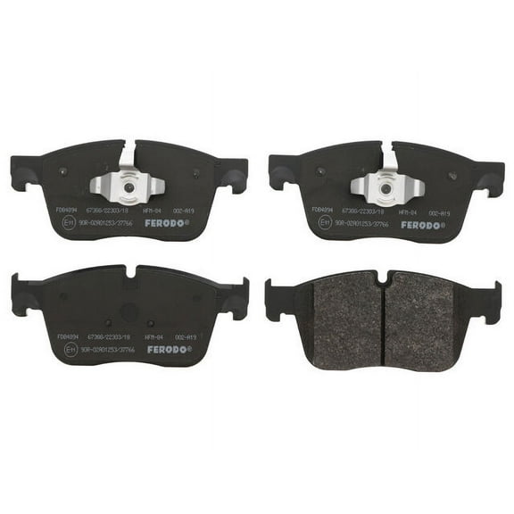Front Brake Pad Set - Compatible with 2017 - 2020 Jaguar F-Pace - Ferodo