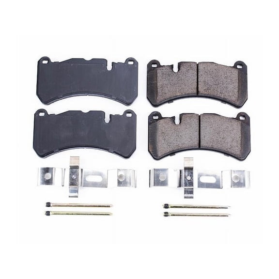 Front Brake Pad Set - Compatible with 2017 - 2021 Alfa Romeo Giulia 2.9L V6 2018 2019 2020