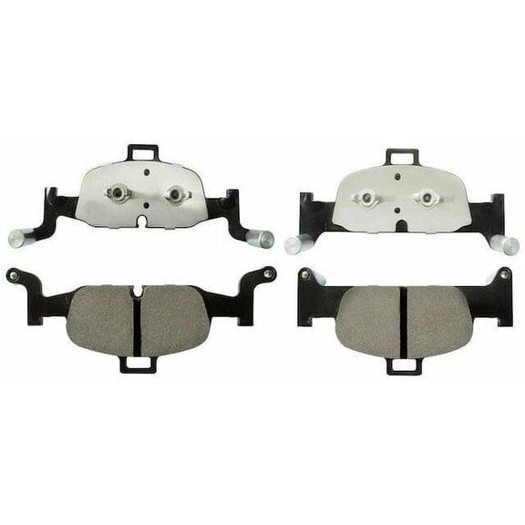 Front Brake Pad Set - Compatible with 2017 - 2021 Audi A4 Quattro 2.0L 4-Cylinder DPAA FI 2018 2019 2020