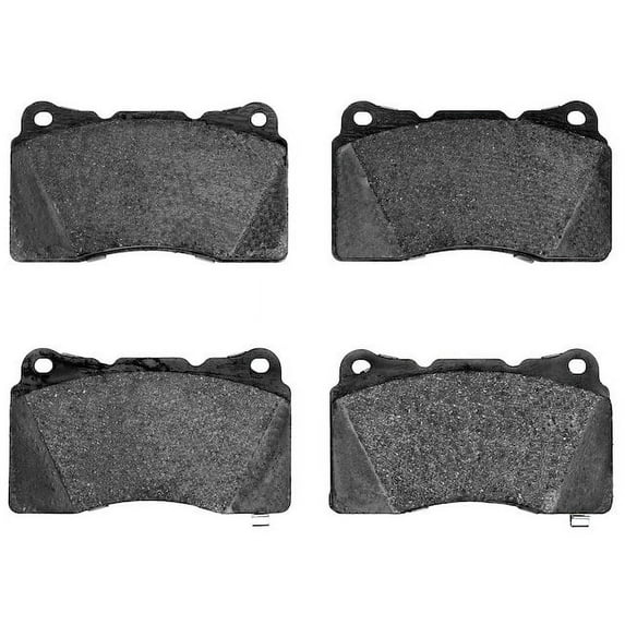 Front Brake Pad Set - Compatible with 2017 - 2021 Honda Civic Type R 2018 2019 2020