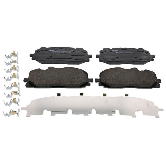 Front Brake Pad Set - Compatible with 2017 - 2022 Audi Q7 2018 2019 2020 2021
