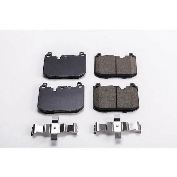 Front Brake Pad Set - Compatible with 2017 - 2022 Mini Cooper Clubman Jn Cooper Wrks ALL4 2.0L 4-Cylinder 2018 2019 2020 2021