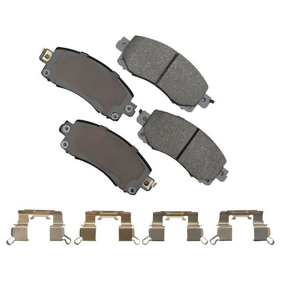 Front Brake Pad Set - Compatible with 2017 - 2022 Subaru Impreza Sedan 2.0L H4 2018 2019 2020 2021