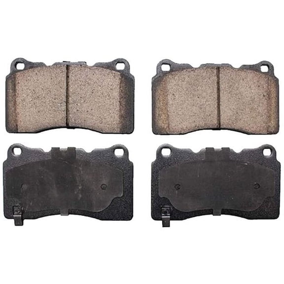 Front Brake Pad Set - Compatible with 2017 Subaru BRZ