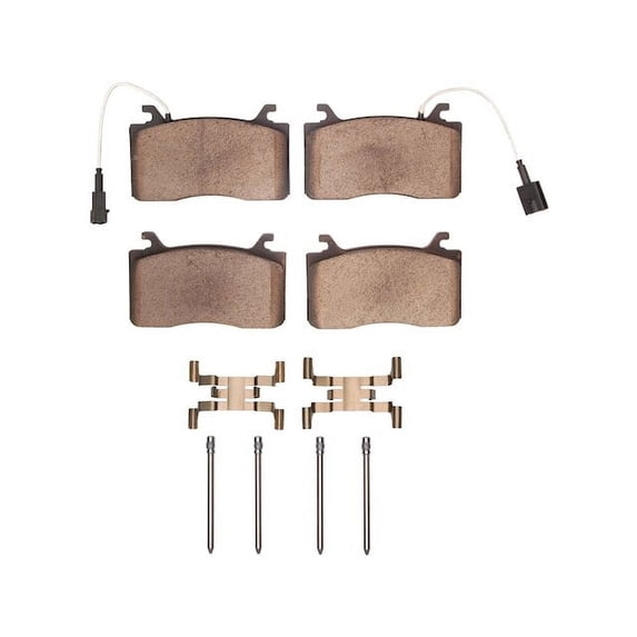 Front Brake Pad Set - Compatible with 2018 - 2021 Alfa Romeo Stelvio 2019 2020