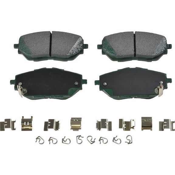 Front Brake Pad Set - Compatible with 2018 - 2022 Toyota C-HR 2019 2020 2021