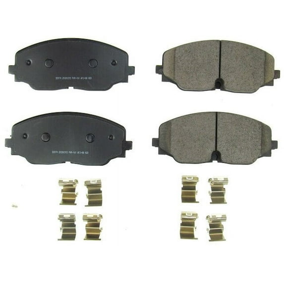 Front Brake Pad Set - Compatible with 2018 - 2022 Volkswagen Atlas 2019 2020 2021