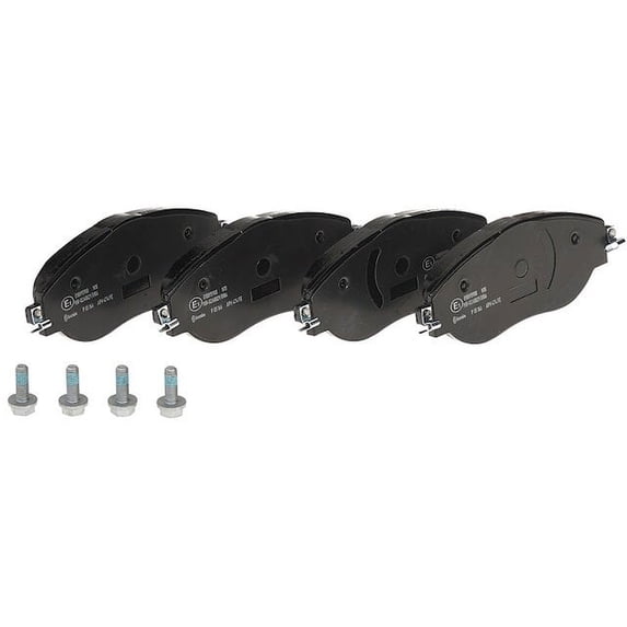 Front Brake Pad Set - Compatible with 2018 - 2022 Volkswagen Tiguan 2019 2020 2021