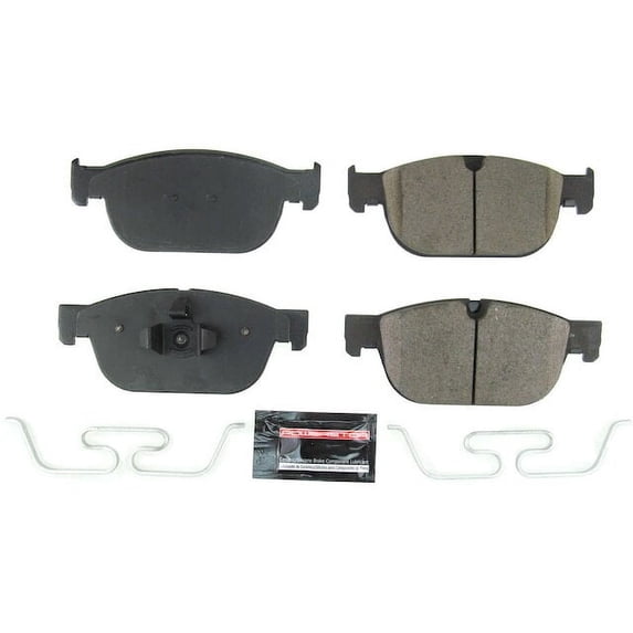 Front Brake Pad Set - Compatible with 2018 - 2022 Volvo V90 Cross Country - Power Stop