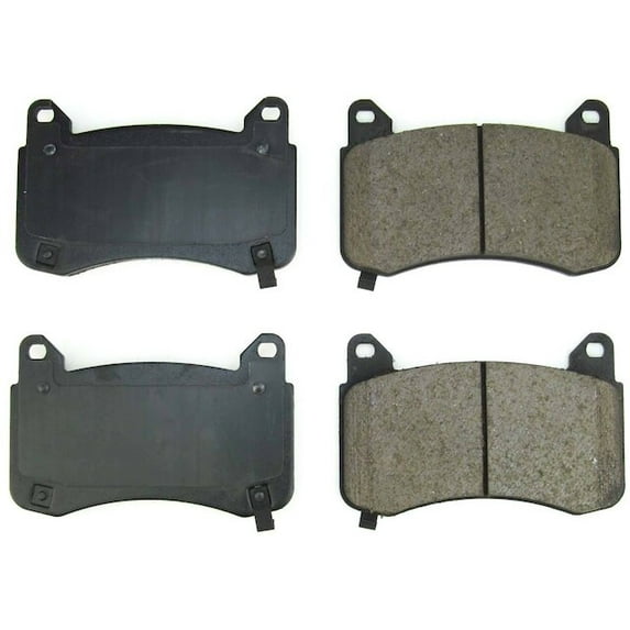 Front Brake Pad Set - Compatible with 2018 - 2023 Tesla 3 Performance - Power Stop