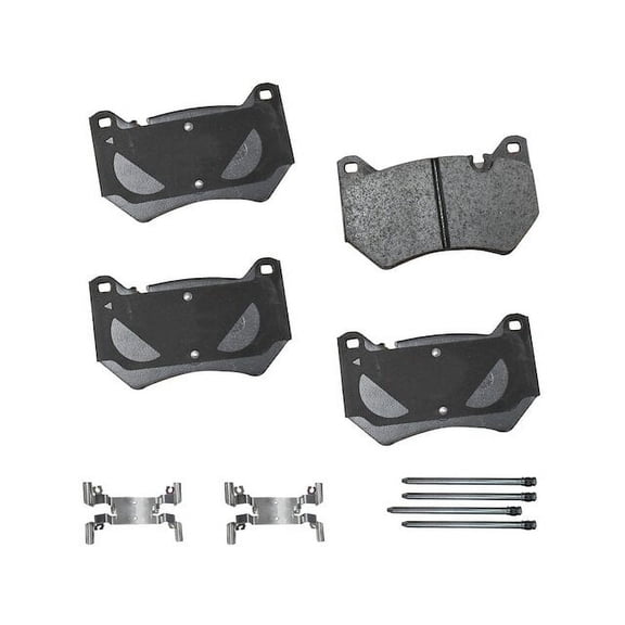 Front Brake Pad Set - Compatible with 2018 - 2024 Audi Q5 2019 2020 2021 2022 2023