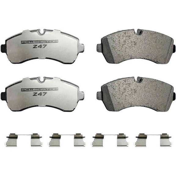 Front Brake Pad Set - Compatible with 2019 - 2021 Freightliner Sprinter 2500 - Power Stop