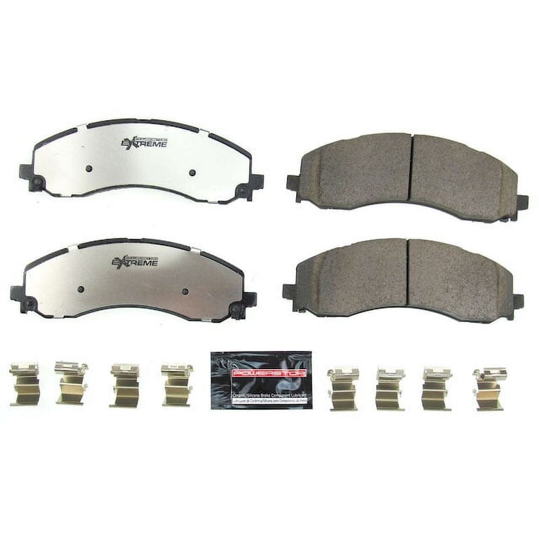 Power Stop K8478-36 Front Z36 Truck & Tow Brake Kit, Carbon Fiber Ceramic Brake Pads and Drilled and Slotted Brake Rotors For 2019 2020 2021 2022 Ram