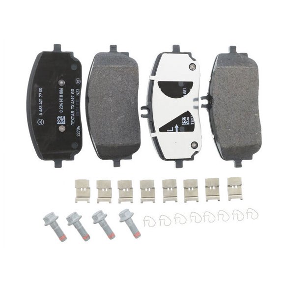 Front Brake Pad Set - Compatible with 2019 - 2023 Mercedes-Benz G63 AMG 2020 2021 2022