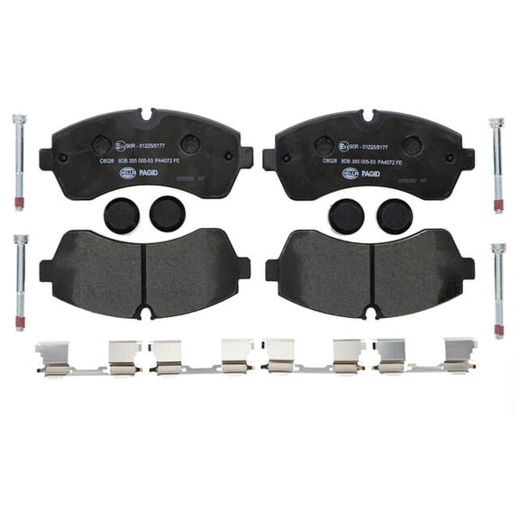 Front Brake Pad Set - Compatible with 2019 - 2025 Mercedes-Benz Sprinter 2500 2020 2021 2022 2023 2024