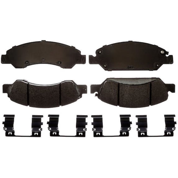 Front Brake Pad Set - Compatible with 2019 Chevy Silverado 1500 LD