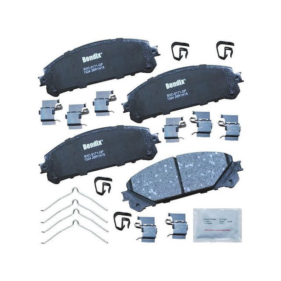 Front Brake Pad Set - Compatible with 2020 - 2022, 2024 Toyota Camry TRD 2021